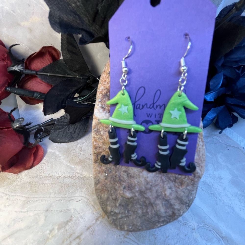 Witch Hat Earrings